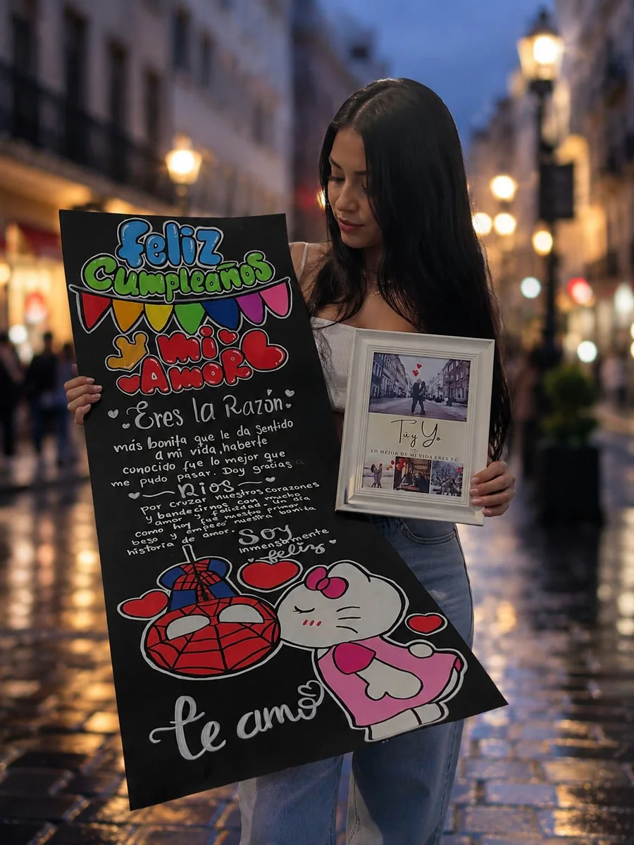 Entrega en Lima · Cartel + cuadro